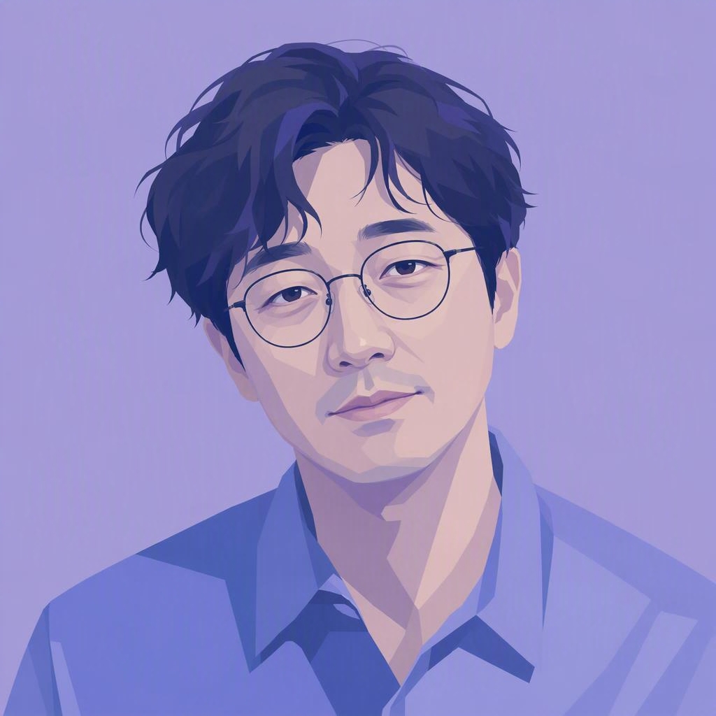 Illustrated portrait of Marcus Chen